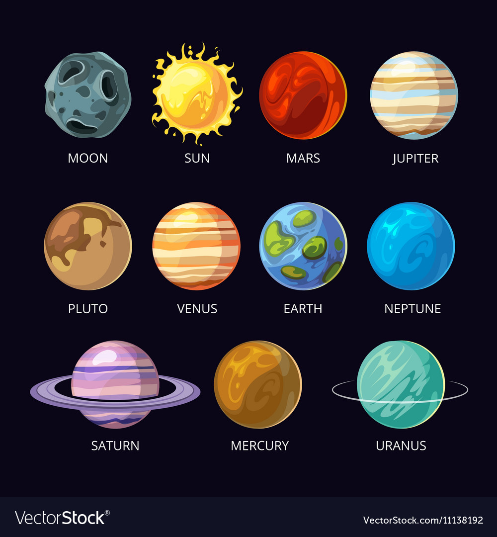 Planets Drawing Unique Art