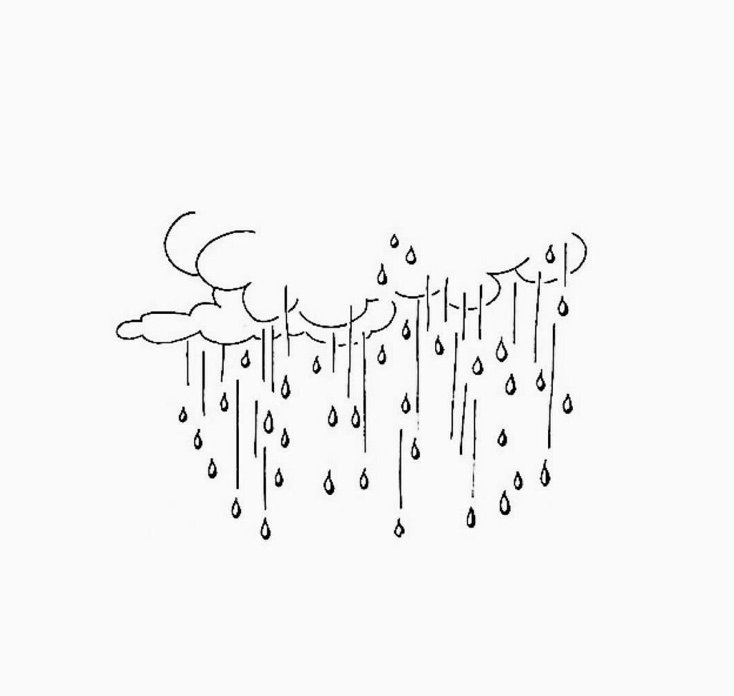 Rain Drawing Creative Style