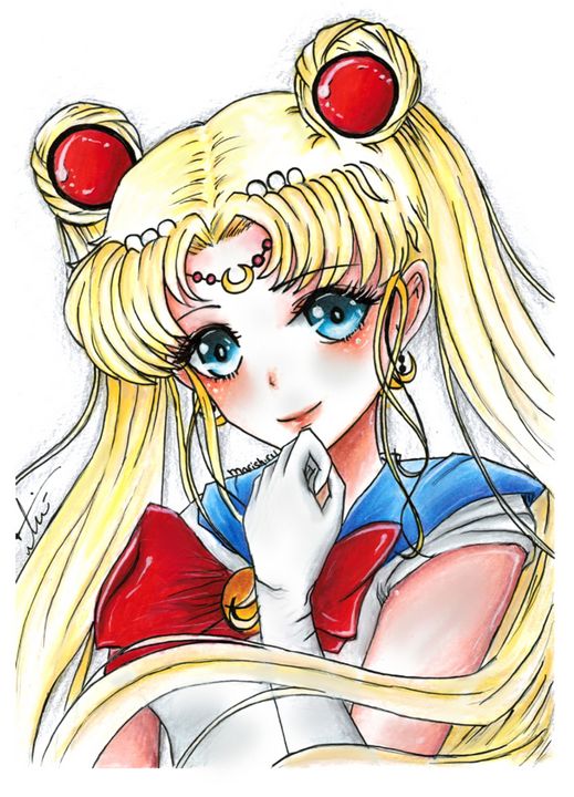 Sailor Moon Drawing Realistic Sketch