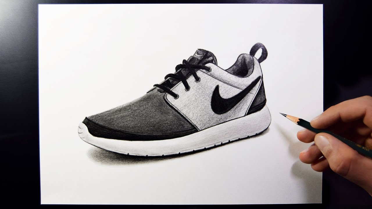 Shoe Drawing Creative Style