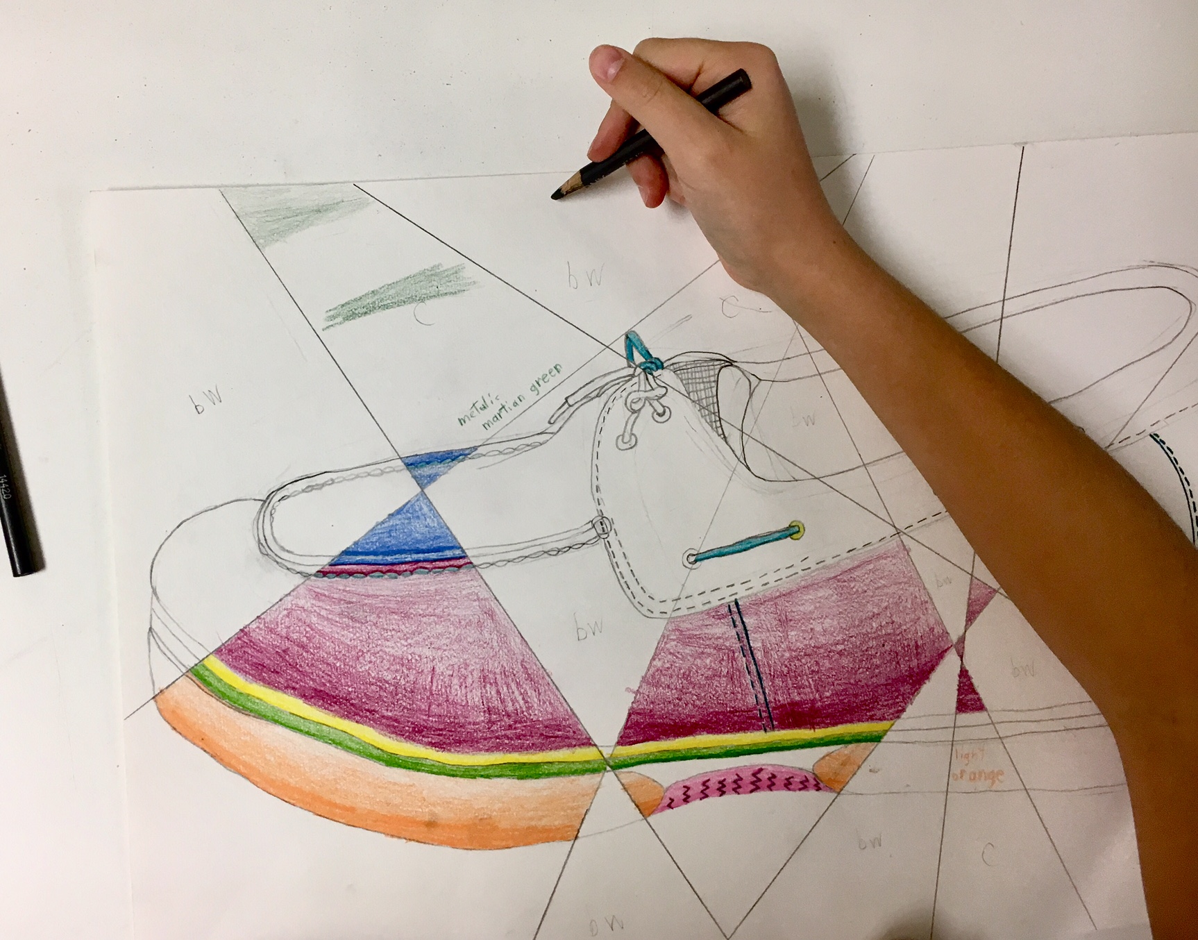 Shoe Drawing Photo