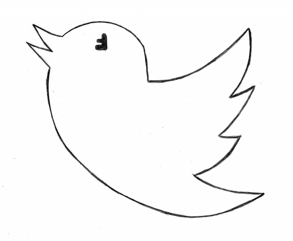 Simple Bird Drawing Image