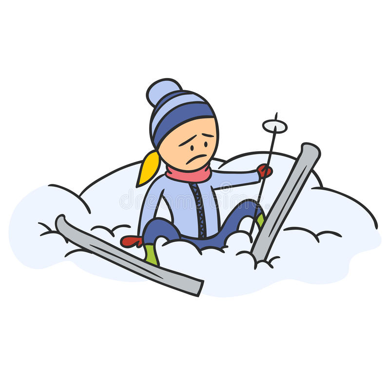 Ski Drawing Image