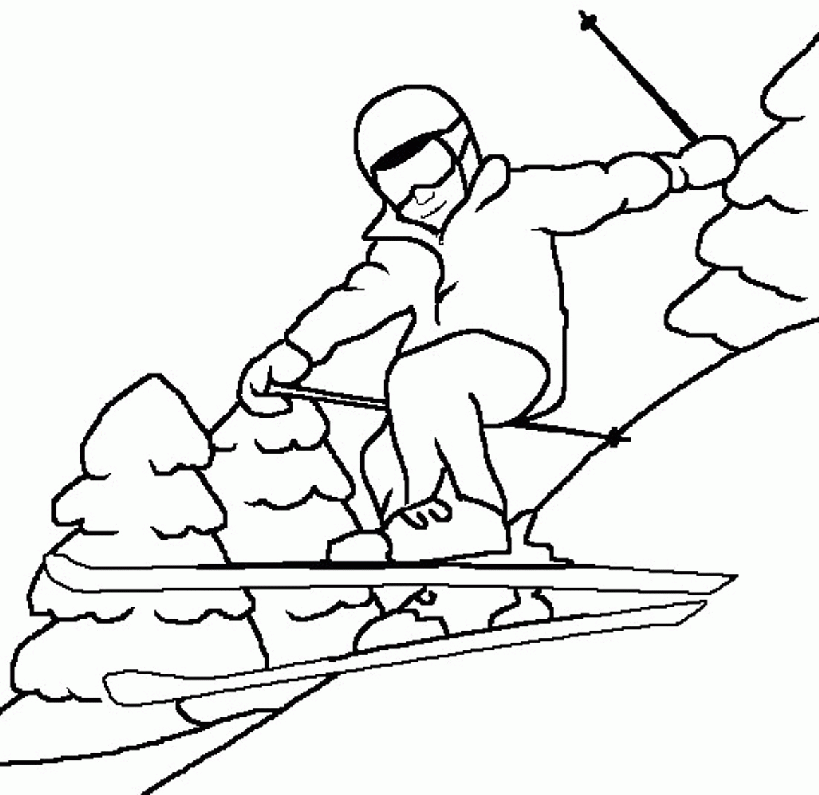 Ski Drawing Photo
