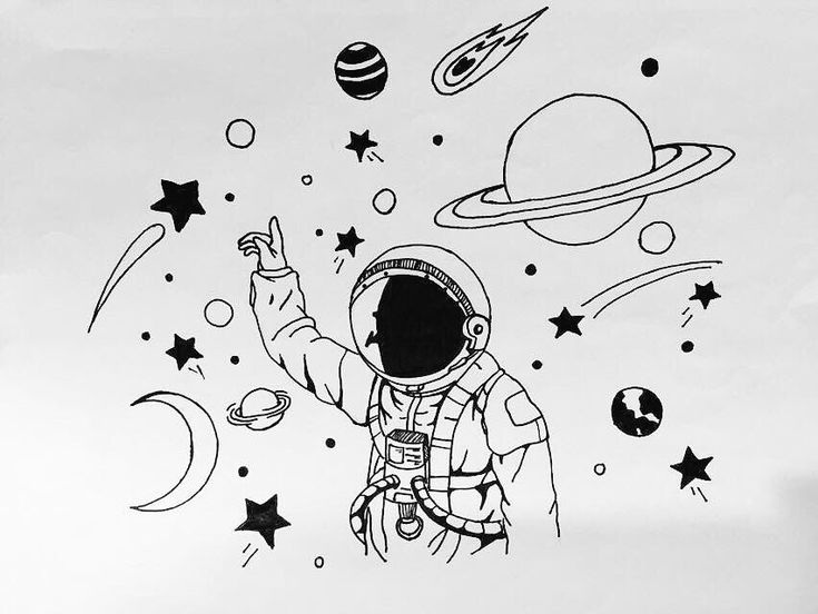 Space Drawing Fine Art