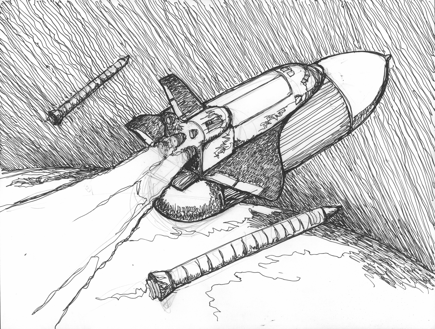 Space Drawing Professional Artwork