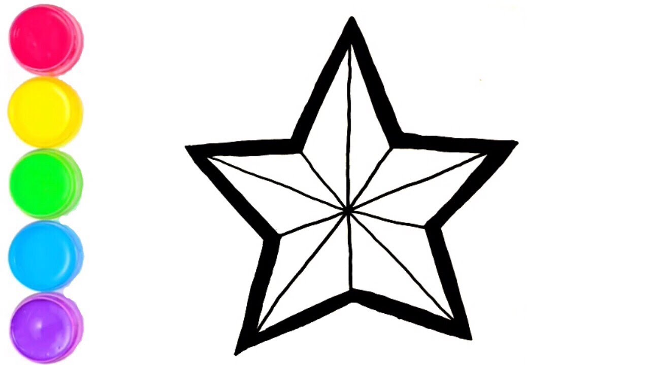 Star Drawing Hand Drawn