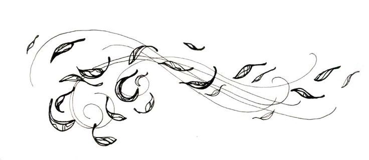 Swirl Drawing Detailed Sketch