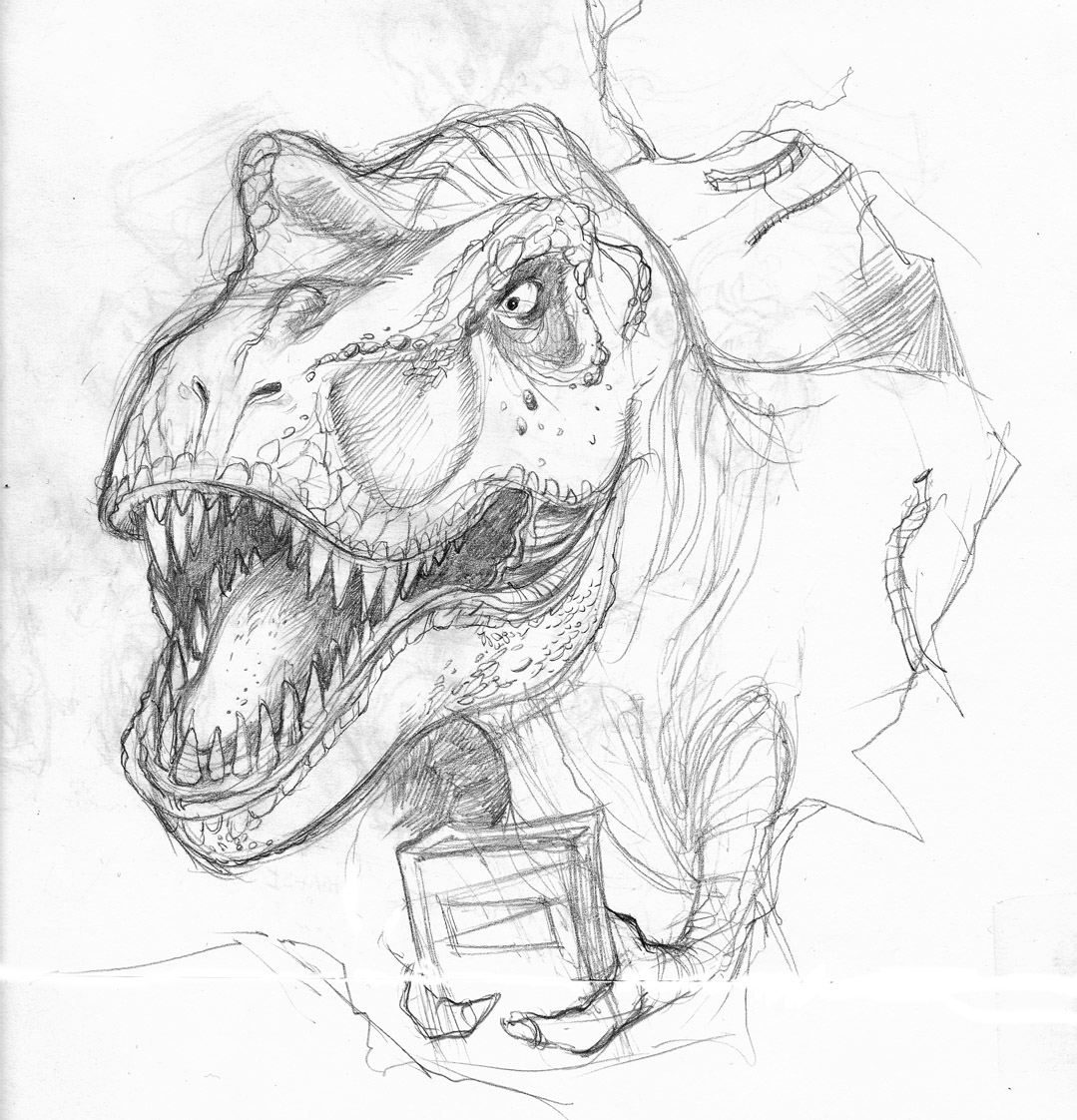 T Rex Drawing Picture