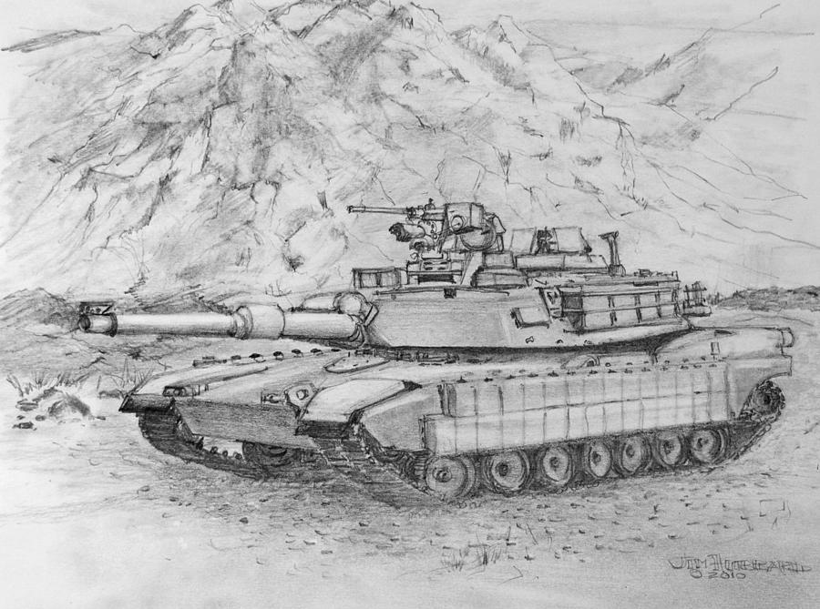 Tank Drawing Fine Art