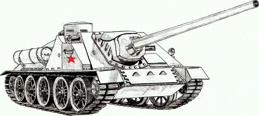 Tank Drawing Picture