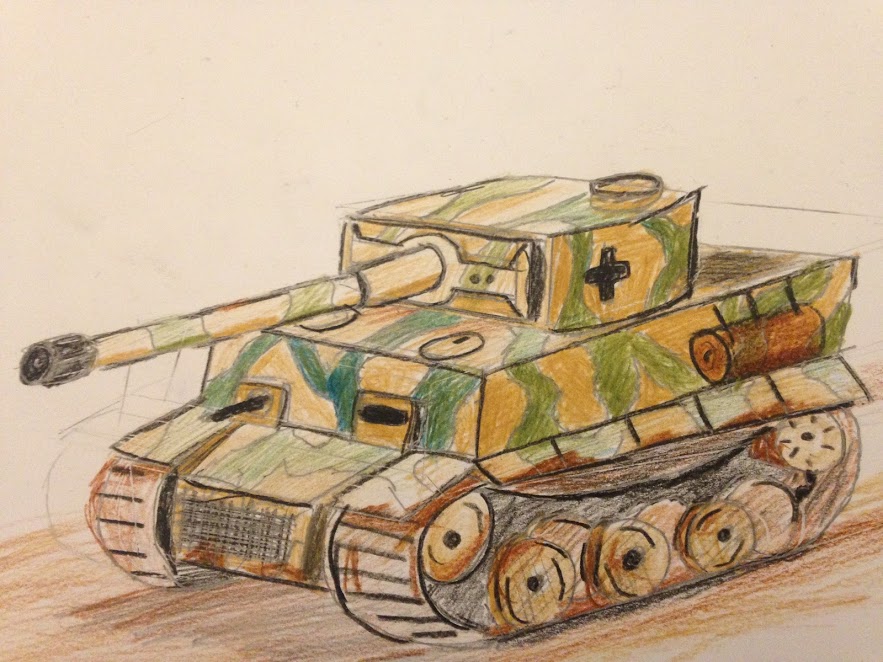 Tank Drawing Stunning Sketch