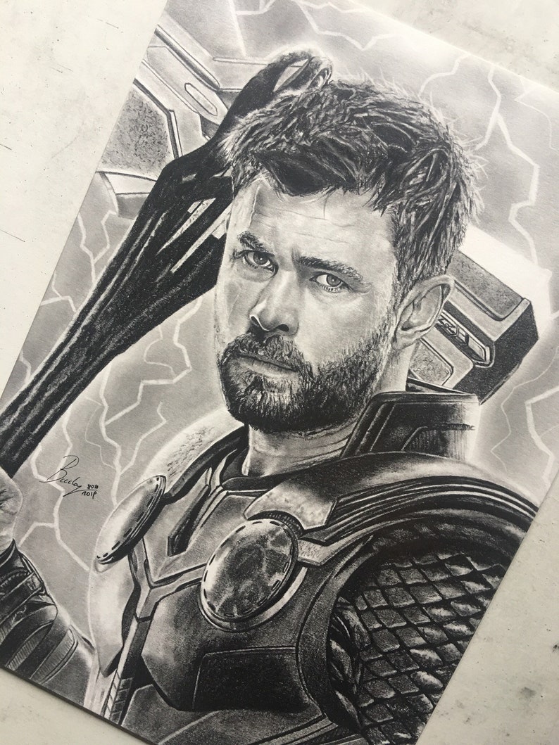 Thor Drawing Amazing Sketch
