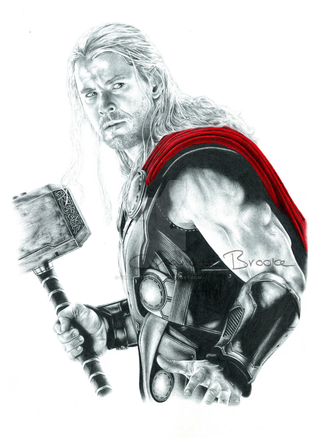 Thor Drawing Fine Art