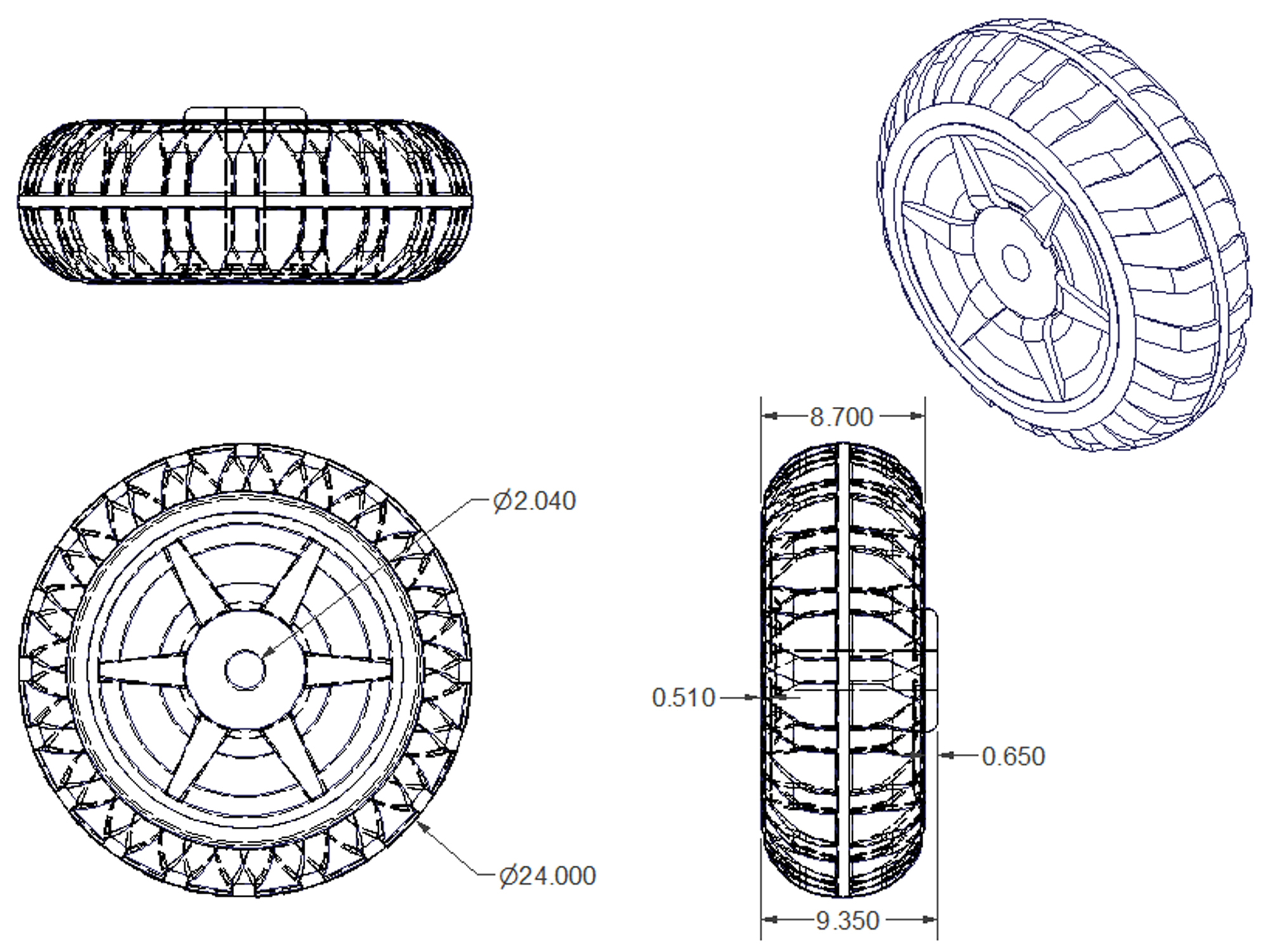 Tire Drawing Detailed Sketch