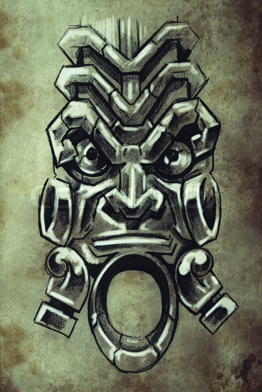 Totem Drawing
