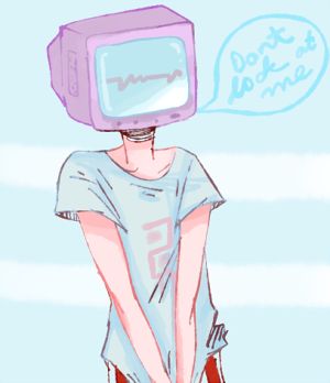 Tv Head Drawing