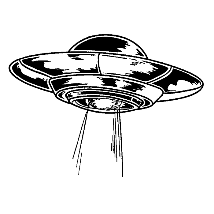 Ufo Drawing Stunning Sketch