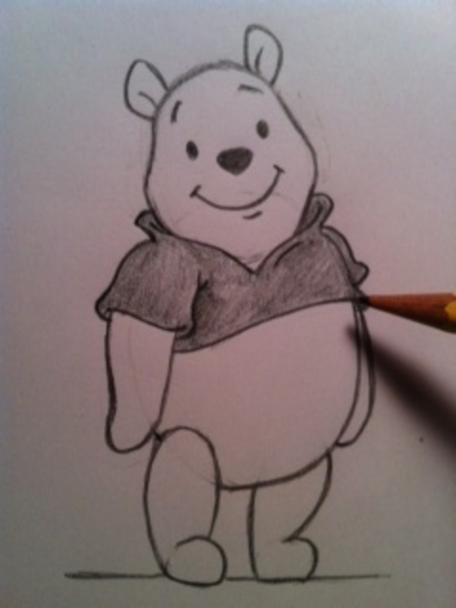 Winnie The Pooh Drawing Hand drawn Sketch
