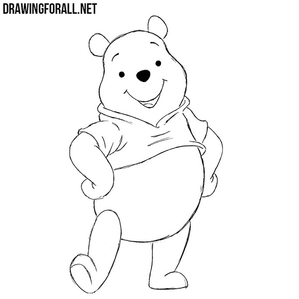 Winnie The Pooh Drawing Professional Artwork