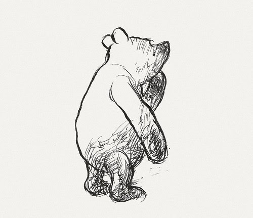 Winnie The Pooh Drawing Sketch