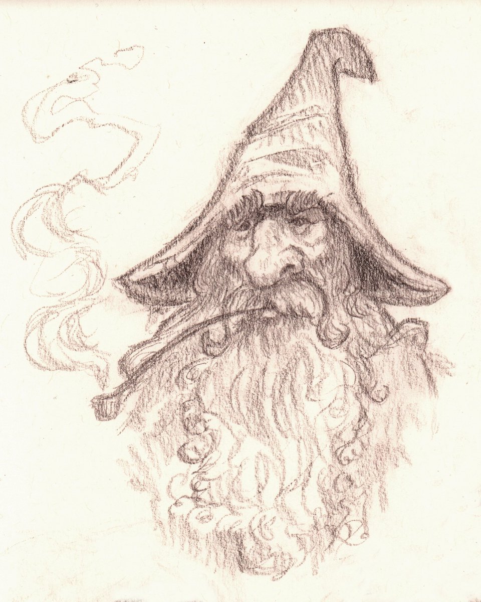 Wizard Drawing Beautiful Artwork
