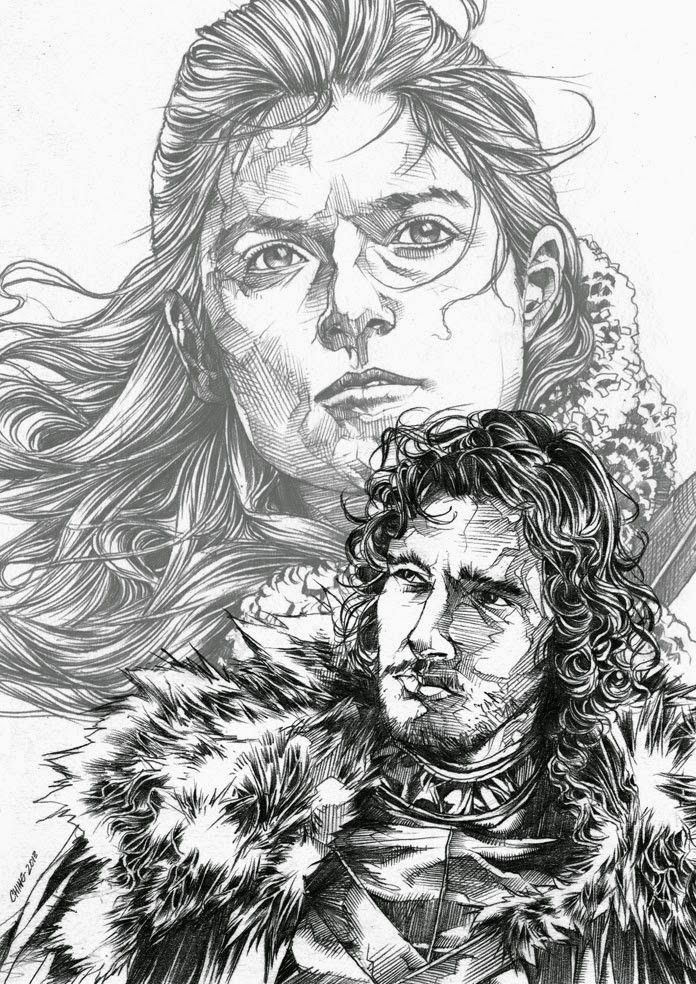 Ygritte Drawing Creative Style