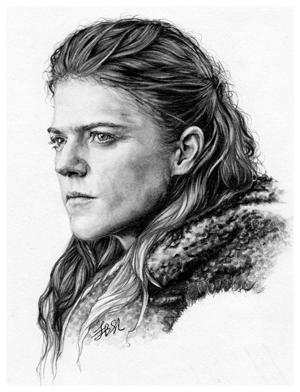 Ygritte Drawing Fine Art