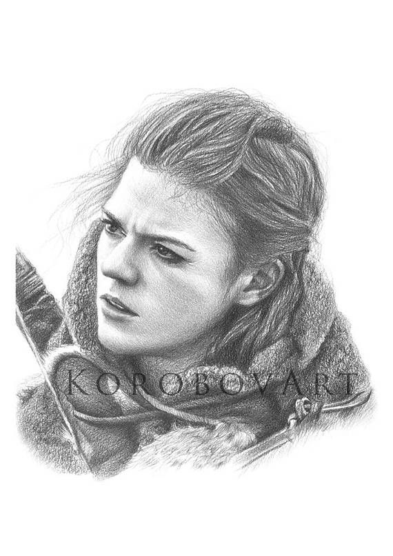 Ygritte Drawing Hand drawn