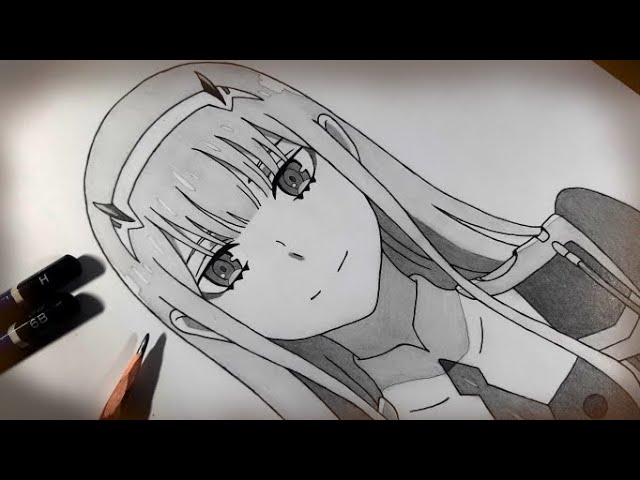 Zero Two Drawing Creative Style