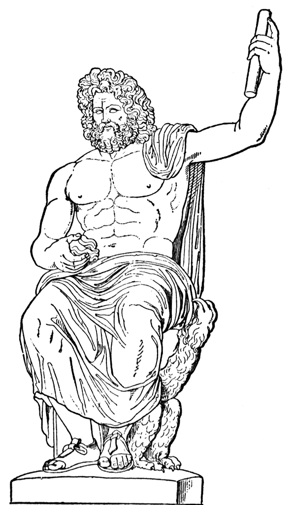 Zeus Drawing Stunning Sketch